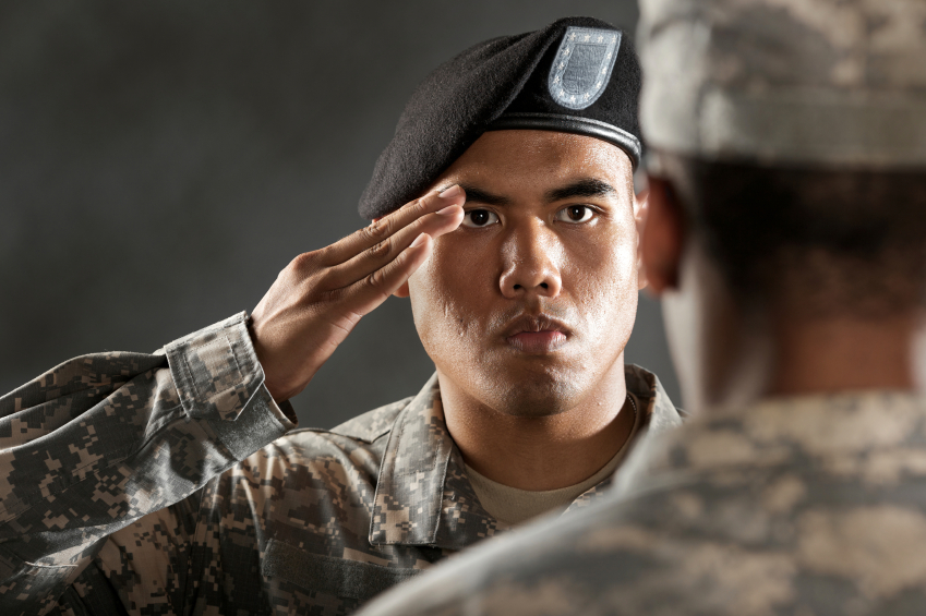 Military Salute from iStock