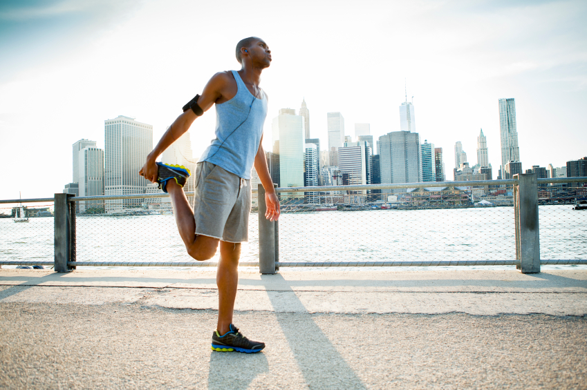 runner-stretching